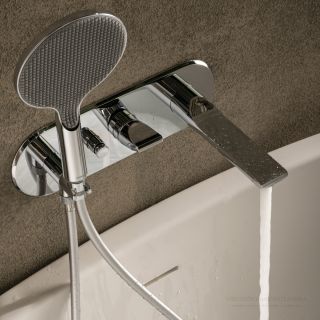 Встраиваемый смеситель для ванны Bossini Apice Z00557.045 белый матовый